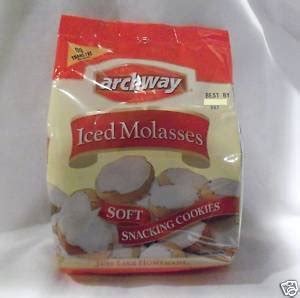 Archway Home Style Iced Molasses Soft Cookies 4 bags/14 oz each $24.99