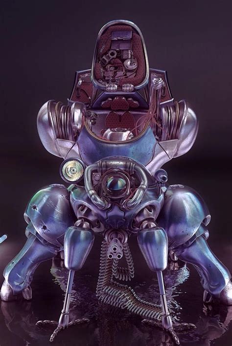 3d render of a Tachikoma ( Ghost in the Shell ) by Roméo Jonathan ...