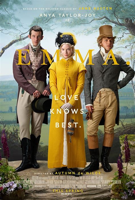 New poster for Emma featuring Anya Taylor-Joy, Callum Turner and Johnny ...