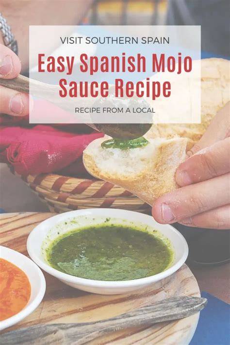 Easy Spanish Mojo Sauce Recipe - Visit Southern Spain