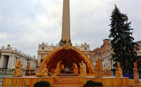 Vatican City, Holy See - Christmas Nativity Scene in the Vatican at ...