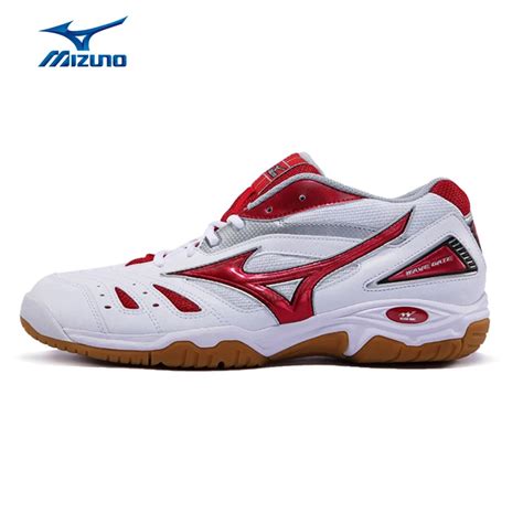 MIZUNO Sports Sneakers Women's WAVE GATE 3 Badminton Shoes Leather ...