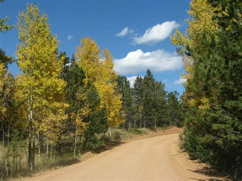 Autumn Drive Fall Colors Alaska Mountain Highway Transportation Stock Image - Image of lane ...