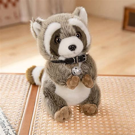 Realistic Raccoon Stuffed Animal Height 11.8 Inches - High Quality Custom Soft Stuff Toys Supplier