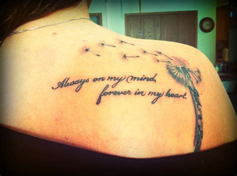 My dandelion tattoo. :) | Sayings/quotes | Pinterest