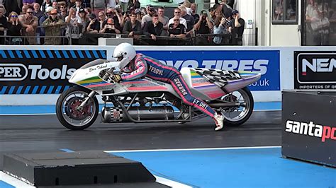 Fastest Bike In The World Cracks Four Second Quarter Mile At Santa Pod