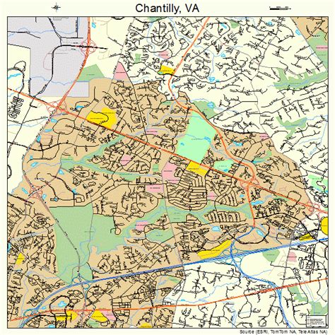 Chantilly Virginia Map | Zip Code Map