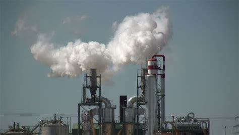 Chemical Plant, Pollution - Smoke From The Chimneys. Stock Footage Video 10880714 - Shutterstock