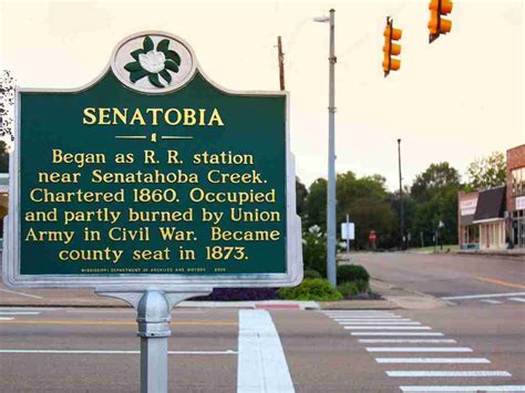 Historic District in Senatobia, Mississippi