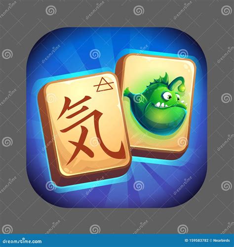 Mahjong Fish World - Icon for Game User Interface Stock Vector ...