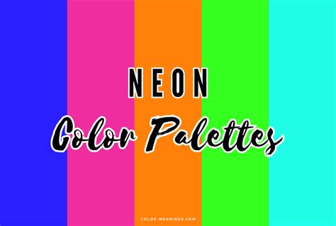 Pantone Neon Color Palette