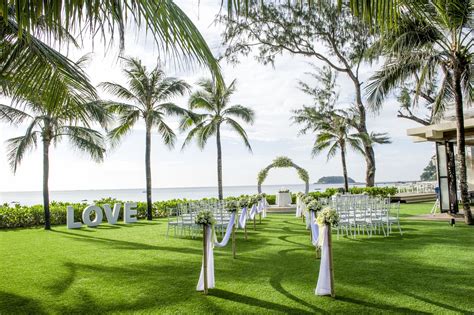 Beachfront garden venue "Silver Wedding Package" wedding@katathani.com ...