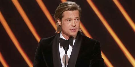 Brad Pitt Shades Republicans In Oscars Speech For 'Once Upon A Time'