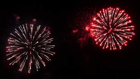 Fireworks Explosion. Spectacular Fireworks Show Stock Footage Video ...