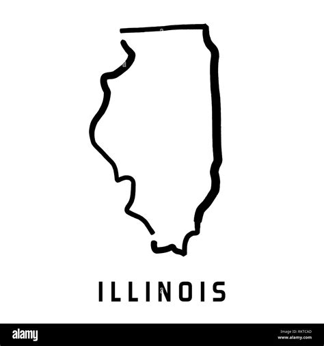 Illinois State Map Outline - Oconto County Plat Map