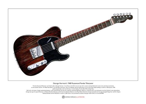 George Harrison's Rosewood Telecaster Limited Edition Fine | Etsy