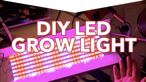 DIY 12V LED Grow Light Build - YouTube