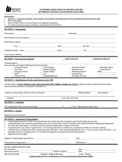 Wesley Medical Center Medical Records 2020-2022 - Fill and Sign Printable Template Online | US ...