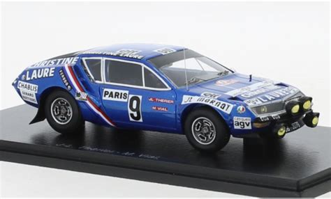 Miniature Alpine A310 1/43 Spark Renault No.9 Christine Laure Rallye WM Rallye Monte Carlo 1976 ...