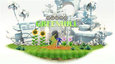 Level Select - Green Hill Zone - Modern - Sonic Generations - Gallery - Sonic SCANF