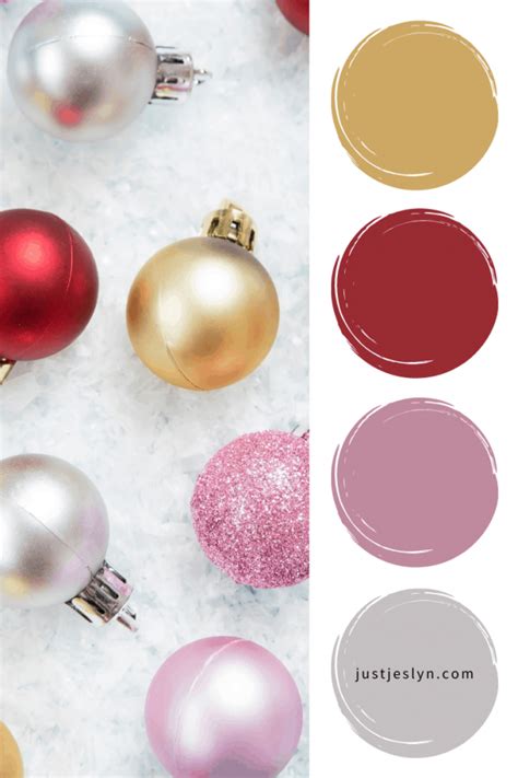 25 Unique Christmas Color Palettes (2023) - Just Jes Lyn