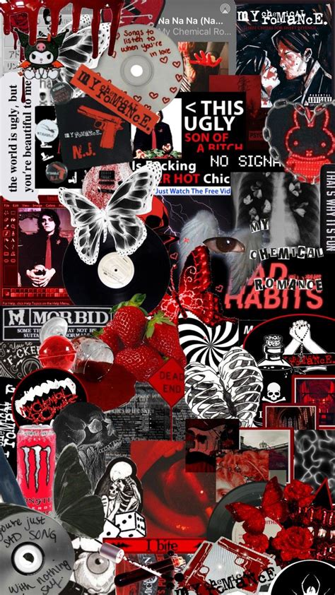 My chemical romance / aesthetic wallpaper | Emo wallpaper, Emo aesthetic wallpaper, Edgy wallpaper