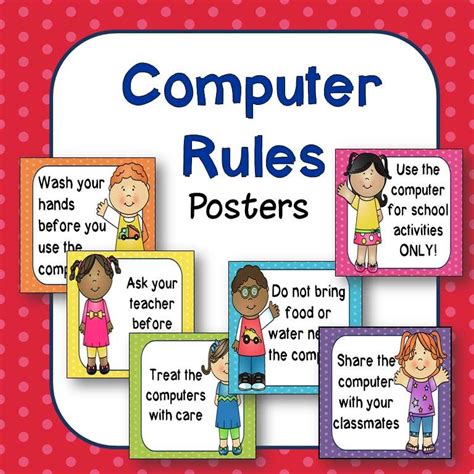 Computer Lab Posters For Kids