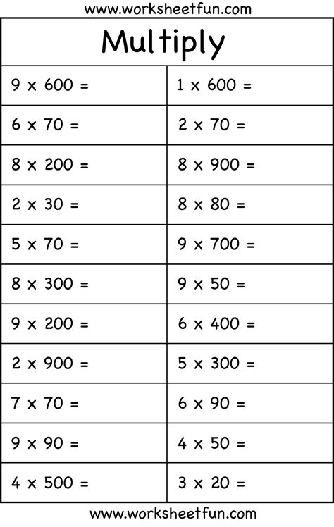 Multiples Of 2 5 And 10 Worksheets - Free Printable