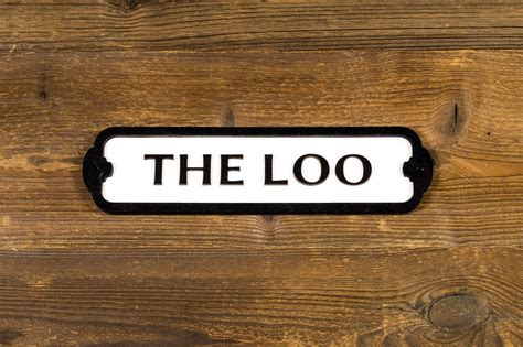 The Loo Door Sign. Wooden Retro Style Plate. British Railway - Etsy