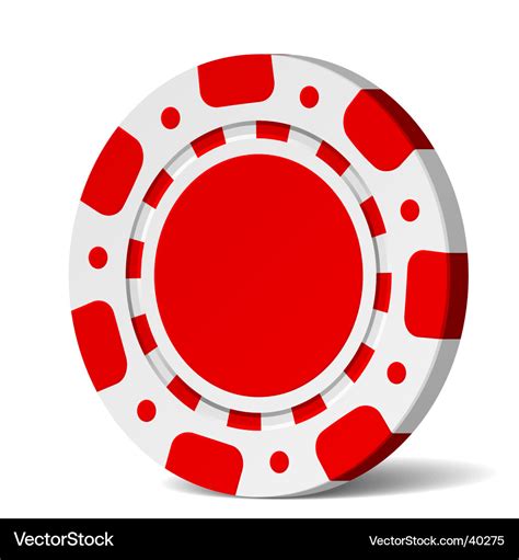 Poker chip Royalty Free Vector Image - VectorStock