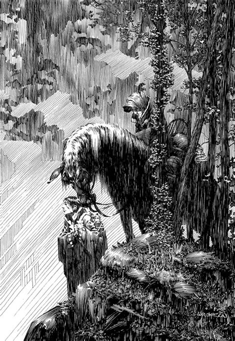 Bernie Wrightson Art And Illustration, Gravure Illustration, Ink Illustrations, Bernie Wrightson ...