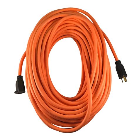 USW 50 ft. 12/3 Orange Heavy-Duty Extension Cord-65050 - The Home Depot