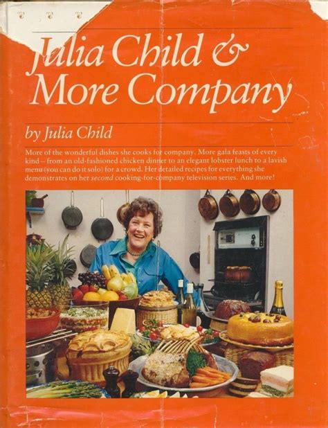 Julia Child And More Company Cookbook Hardcover 1st Ed. Entertain ...