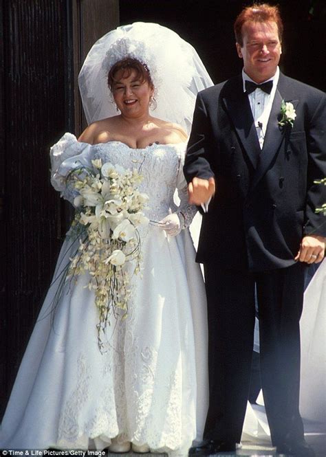 Roseanne and Tom Arnold wedding 1990. This was his first, of four, marriages. They met when he ...