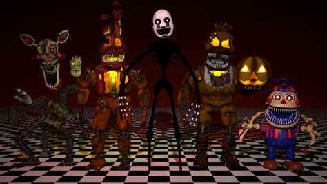 Excellent Fnaf 4 Halloween Edition Animatronics | Kadence