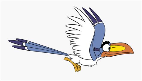 Lion King Zazu Flying , Free Transparent Clipart - ClipartKey