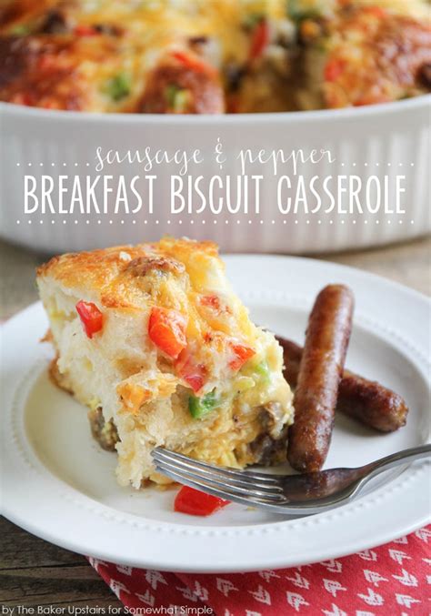 Easy Sausage Breakfast Casserole Recipe | Somewhat Simple