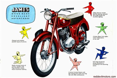 Red Devil Motors: James Motorcycles brochure 1960