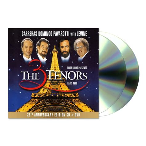 The Three Tenors in Paris 1998 (25th Anniversary Edition CD + DVD) by The Three Tenors ...