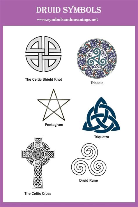 Druid Symbols, Their Meanings And Uses | Druid symbols, Druid tattoo, Celtic symbols and meanings