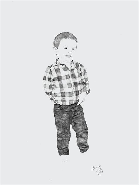 Nana's Little Boy Drawing by Patricia Hiltz