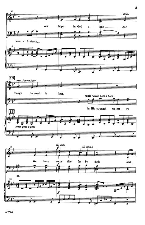 We Have Come This Far by Faith (SATB ) by WI | J.W. Pepper Sheet Music