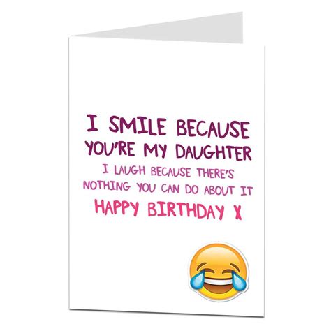 Funny Birthday Cards Daughter