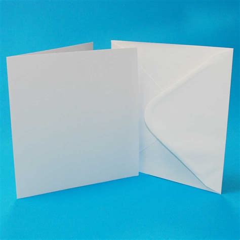 Square Paper Crafting Blank Cards & Envelopes Various Sizes