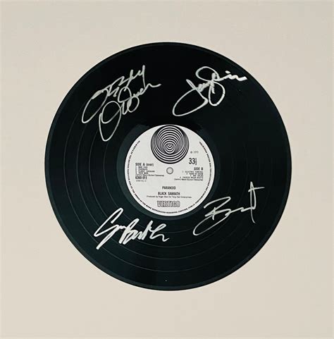 Black Sabbath Signed Vinyl Record - Etsy