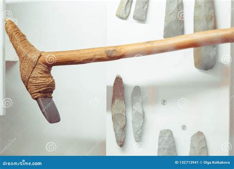 Ancient Hammer in the Museum Editorial Photo - Image of barbarian, silly: 132713941