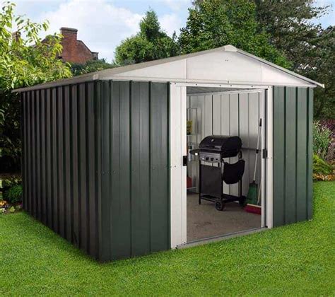 10' x 8' Yardmaster Green Metal Shed 108GEYZ - What Shed