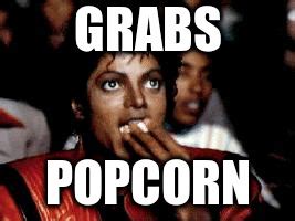 Michael Jackson Eating Popcorn Meme