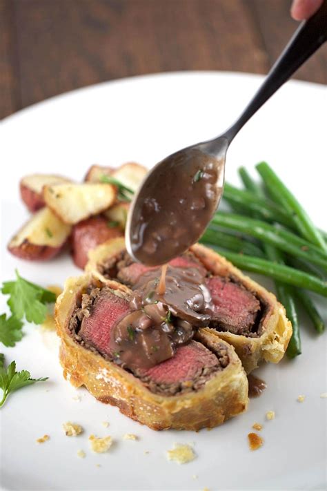 Individual Beef Wellington with Mushroom Sauce - Jessica Gavin | Recipe | Wellington food, Beef ...