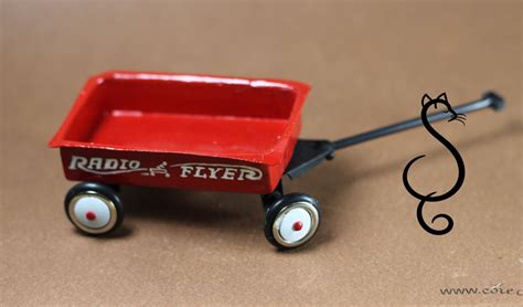 Miniature Little Red Wagon Tutorial – teensyweensybaby | Red wagon ...